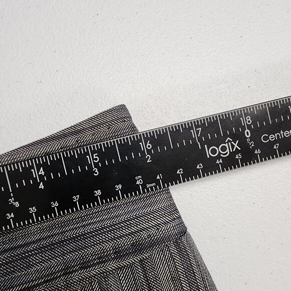 Herve Leger Paris Wool Jacket Blazer Pant SET Workwear Gray Size 8/10 - Picture 11 of 13